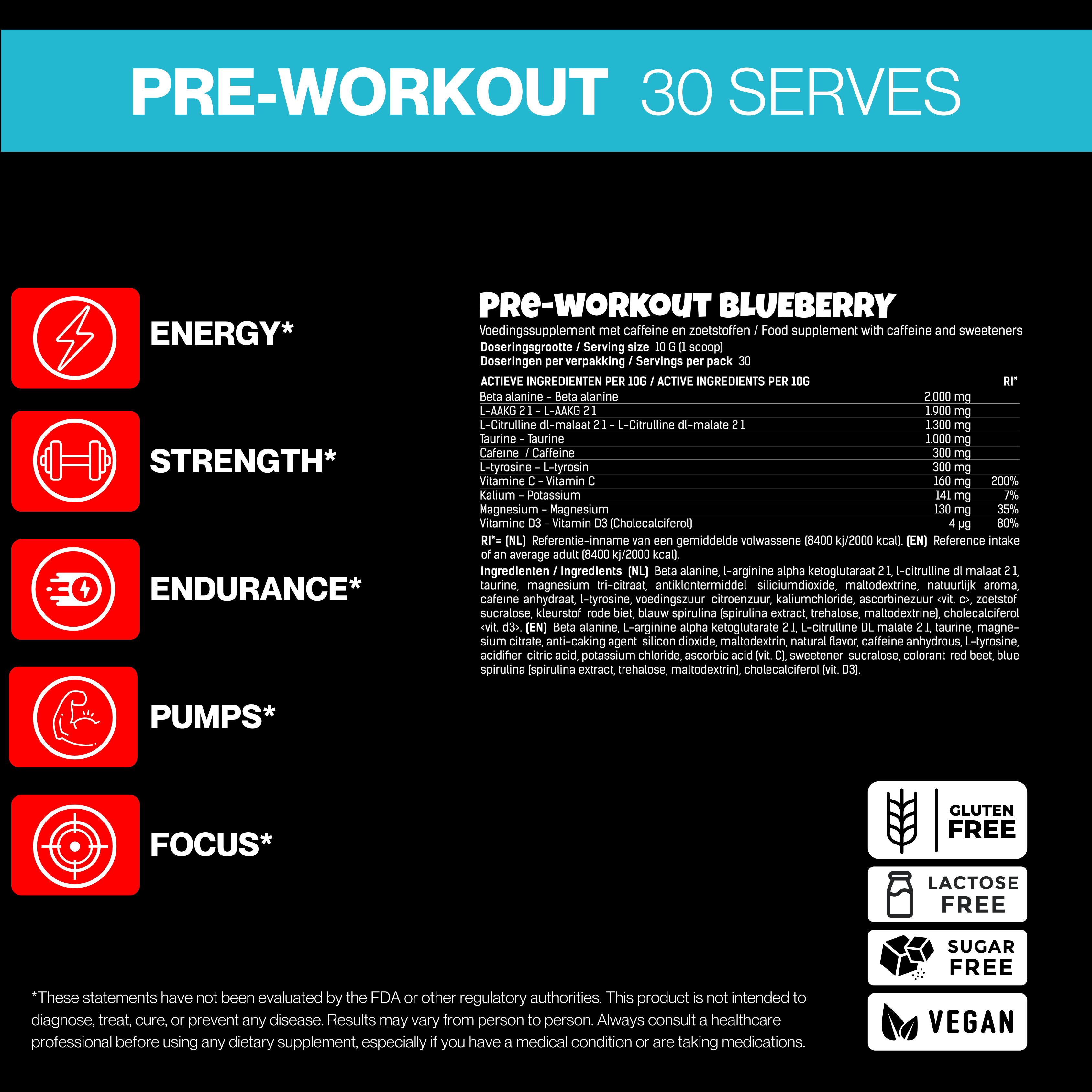 Energize X Pre-Workout - 300g