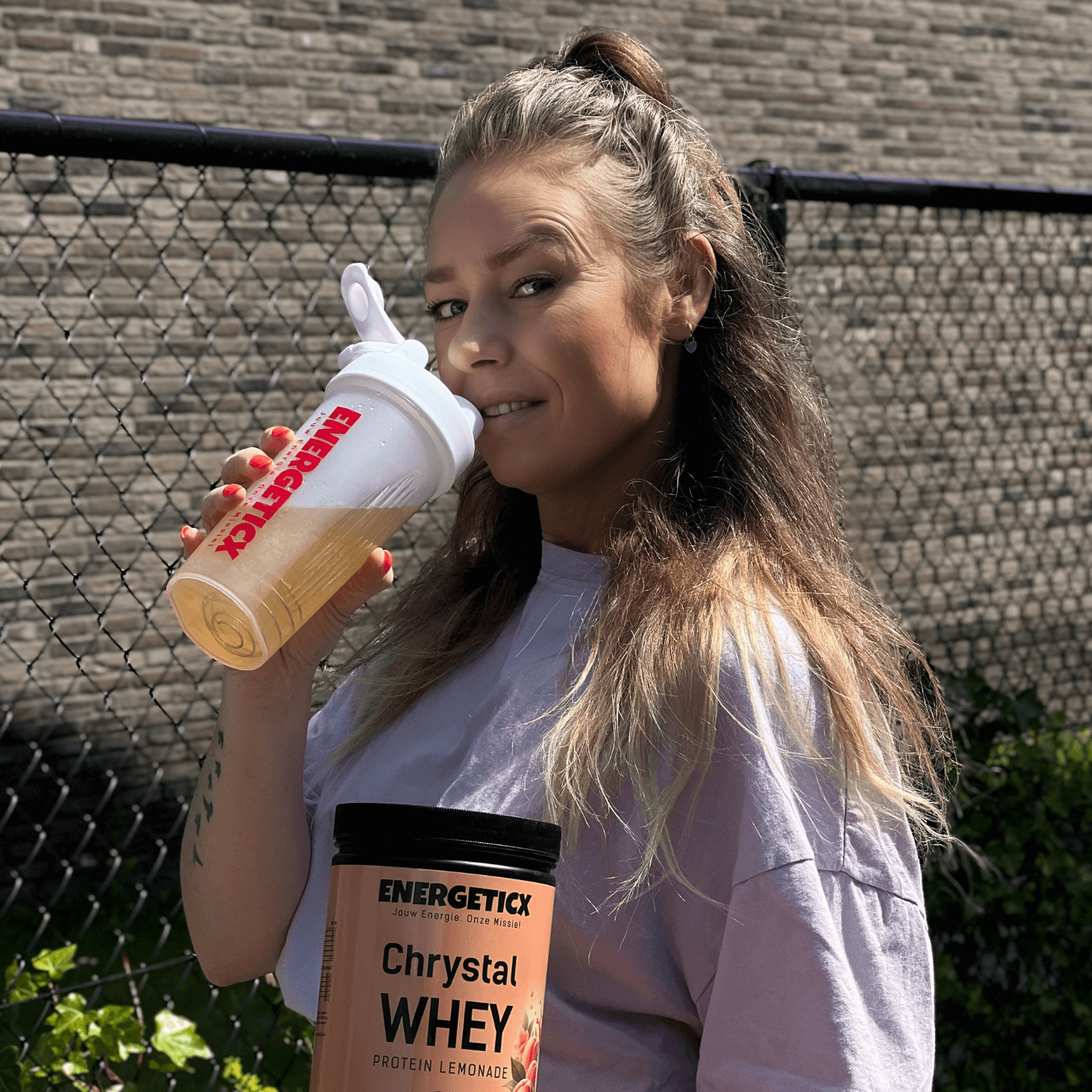 chrystal clear proteine perzik lifestyle