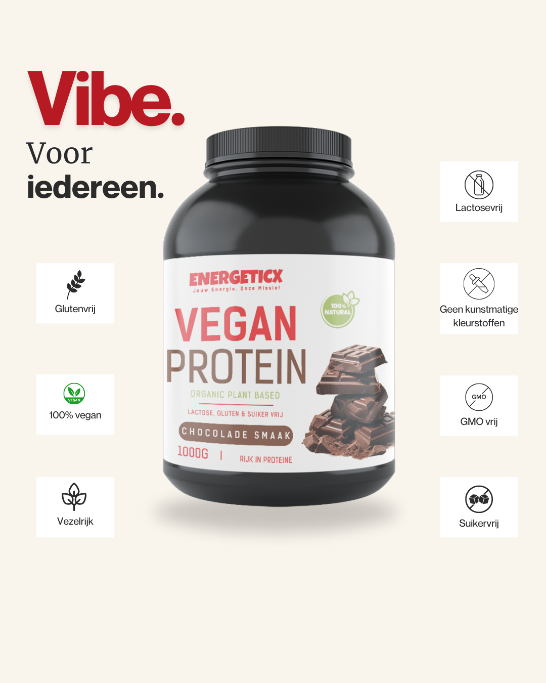 vibe neerlands eerste complete proteine poeder shake voor iedereen