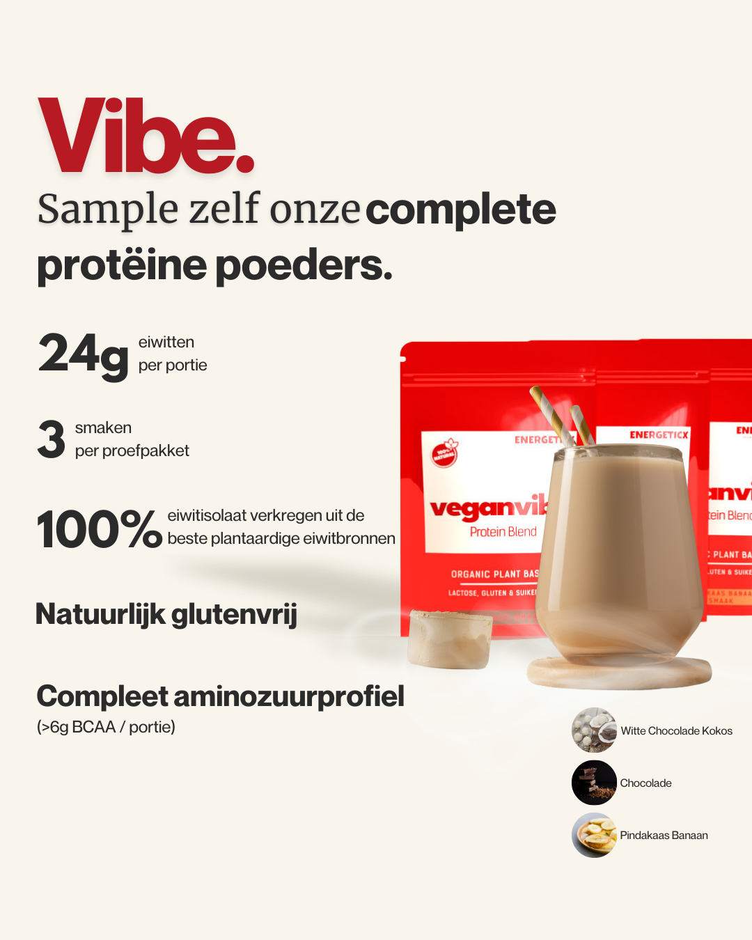 vibe proteine poeder sample pack