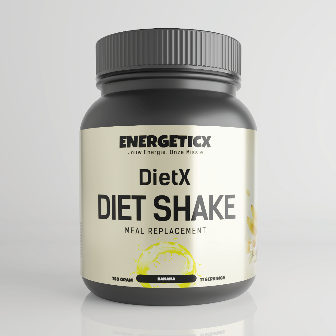 DietX Banaan Shake - Eiwitrijke shake met heerlijke bananensmaak voor gewichtsbeheersing vanille voor