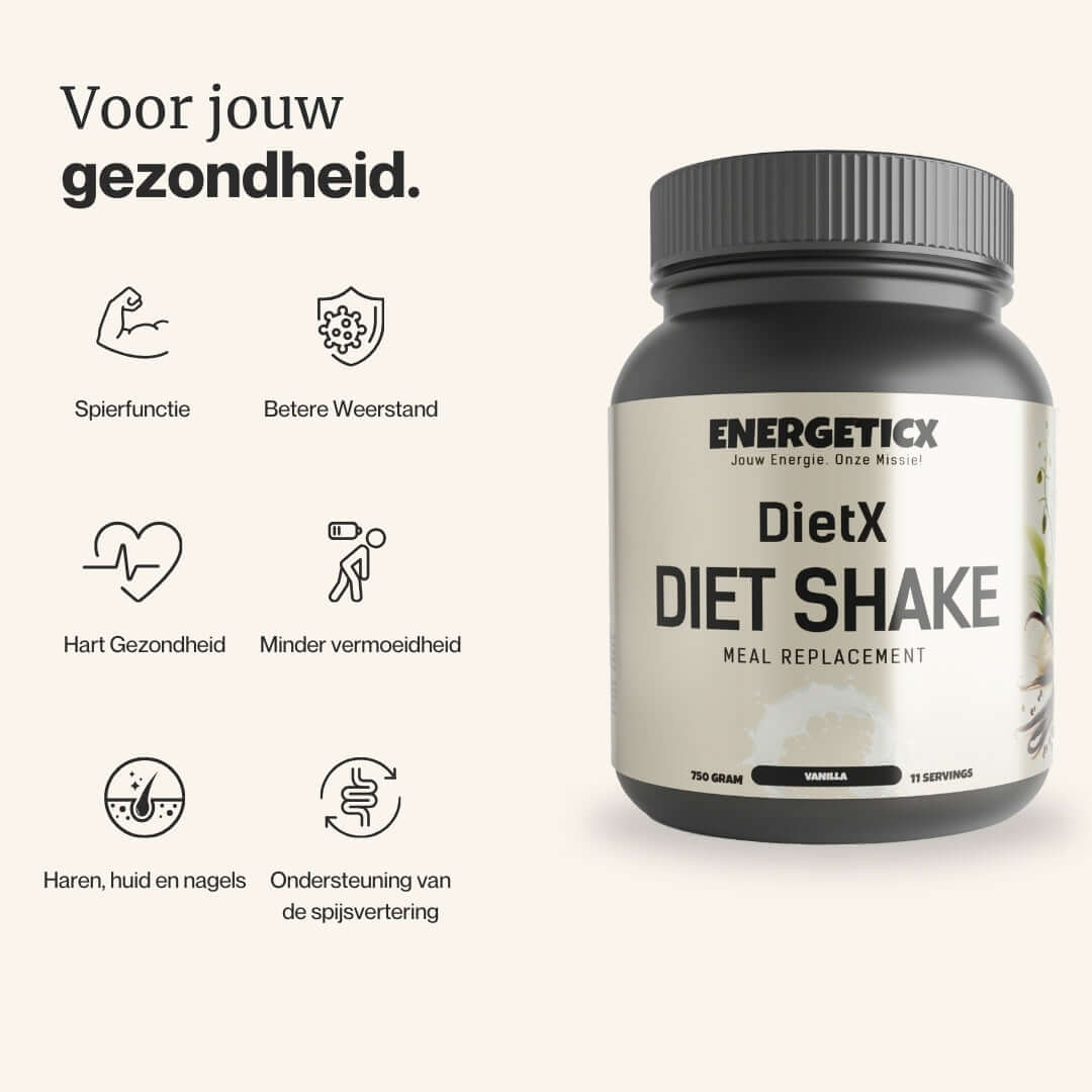 Geen tijd om te koken? Geniet van een voedzame shake zonder gedoe!”