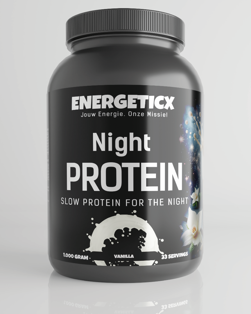 Night Casein Proteïne Vanille - Langzaam verteerbaar eiwit voor's nachts, met smaakvolle smaken. voor