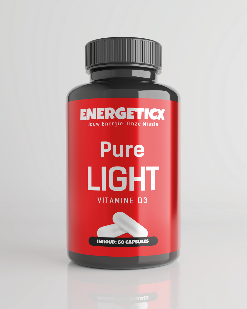 Vitamine D3 van Energeticx Zon in een Potje vooraanzicht 