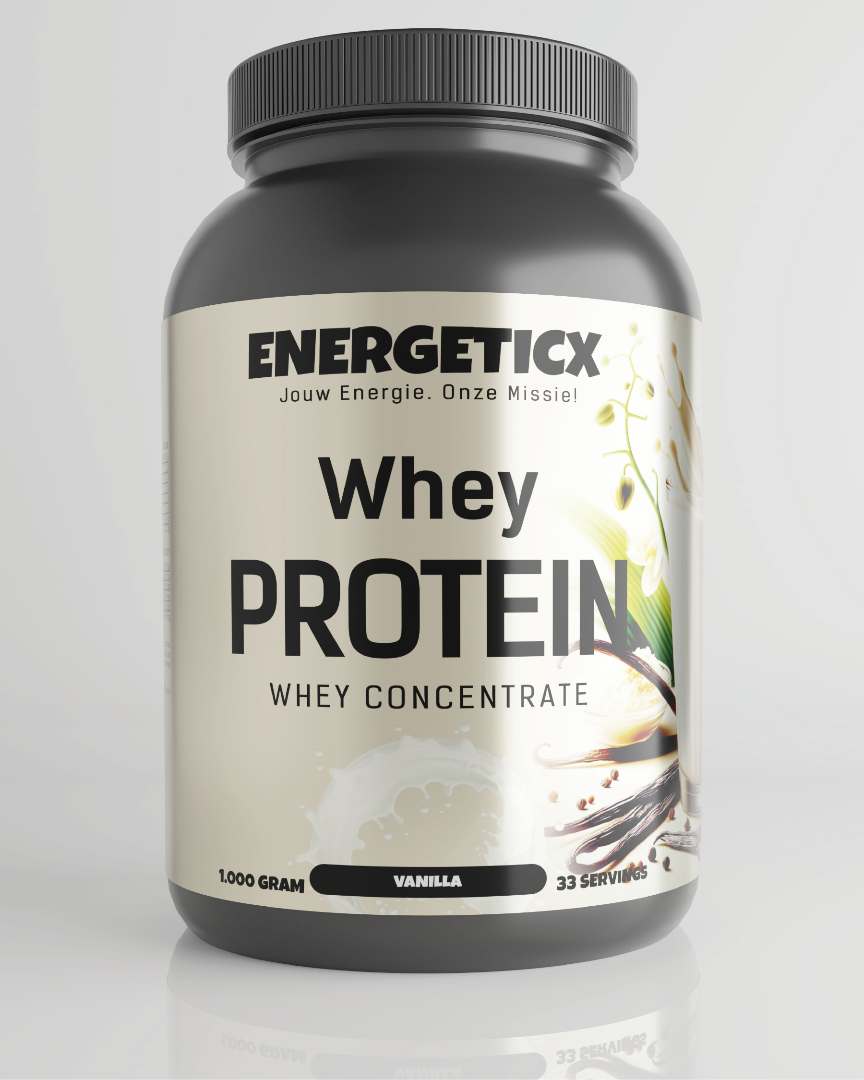 Whey Concentraat Vanille eiwit poeder supplementen van Energeticx voor