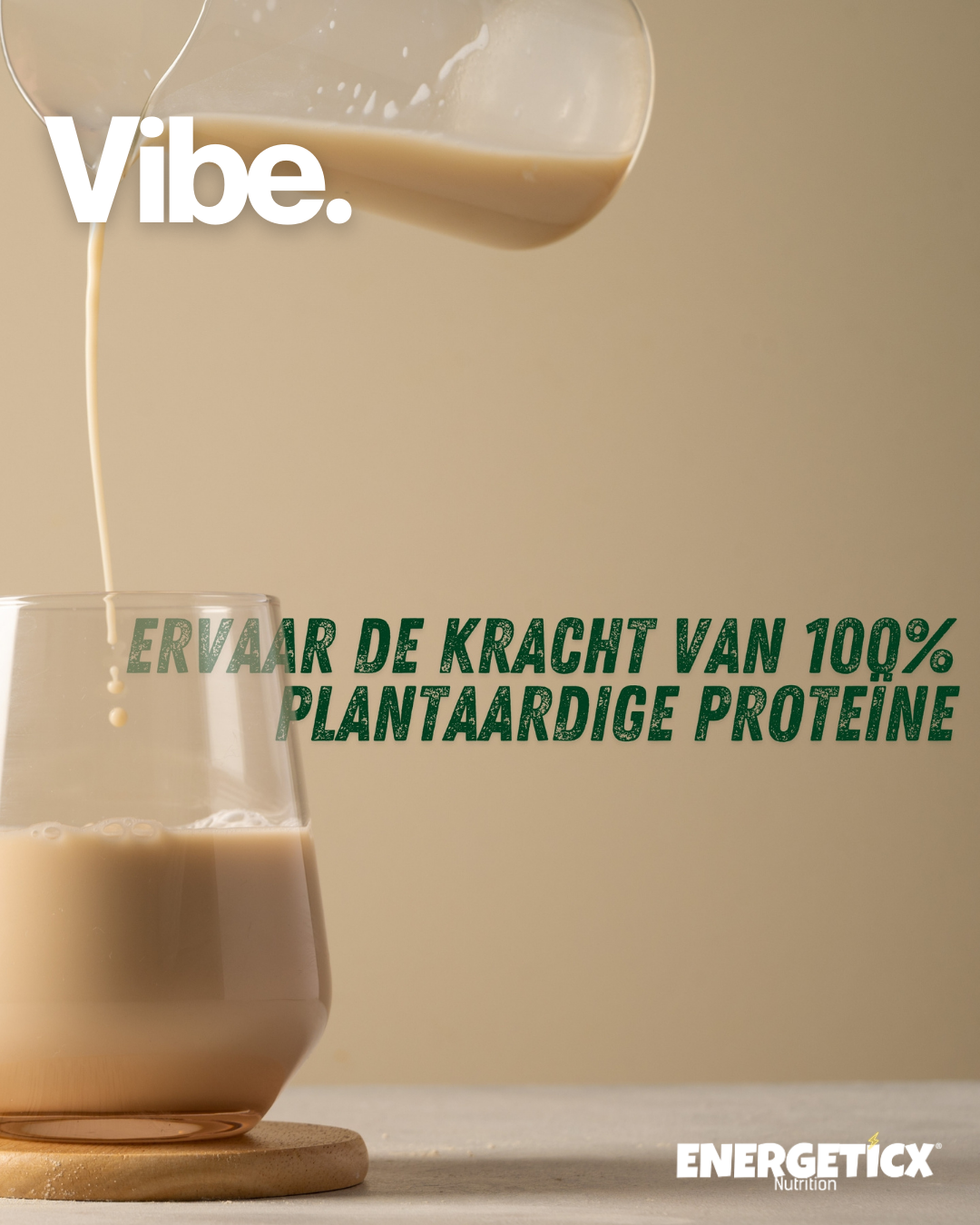 vibe proteine poeder shake ervaar de kracht 